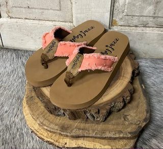 Gypsy Jazz Encore Flip Flop Coral Size 10