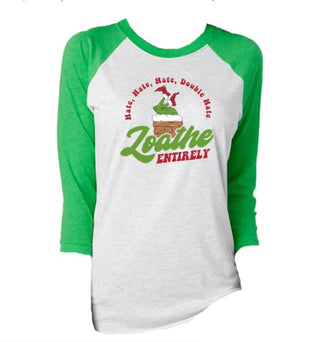 Jane Marie Hate, Hate, Hate Grinch Raglan