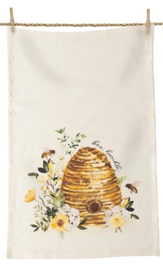 Bee Humble Tea Towel Beehive