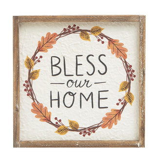 Bless Our Home Fall Wall Decor