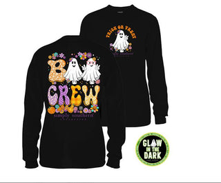 Simply Southern Long Sleeve Trick or Treat T-Shirt Black