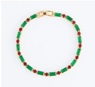 Howard's Stella Baguette and Round Gemstone Bracelet