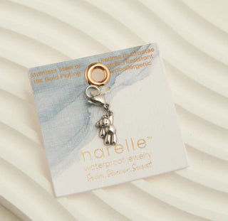 Howard's Narelle Waterproof Teddy Bear Charm Silver