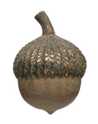 Round Resin Acorn, 3”