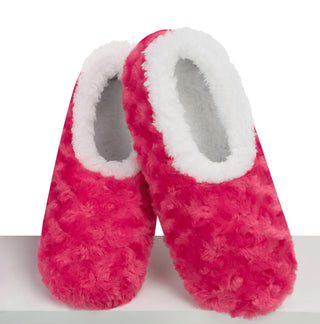 Snoozies Bouquet of Roses Pink Slippers