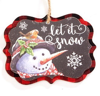 Christmas Sign Ornament
