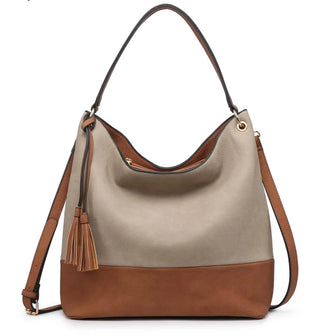 Jen & Co Ava Hobo Bag Grey RJ1768