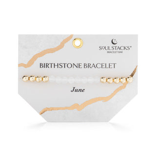 Soul Stacks Birthstone Bracelet June