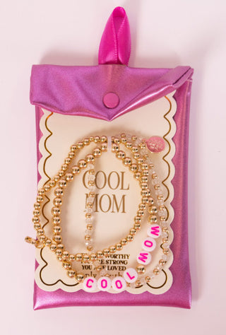Simply Southern Bracelet Cool Mom Set of 3