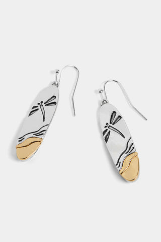 Whispers Dragonfly Longboard Dangle Earrings WN004790