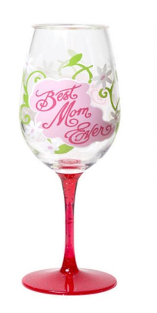 Family Sentiment Acrylic Wine Glass