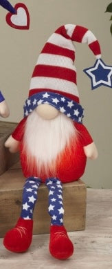 Americana Lighted Plush Gnome 26” Style 3