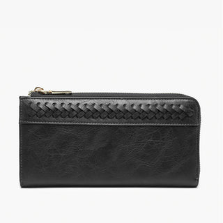 Jen & Co Gia Whipstitch Wallet Black WL2620