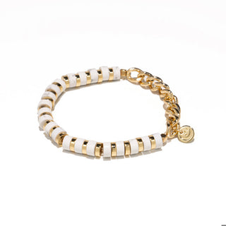 Soul Stacks Chain Reaction Bracelet White Howlite