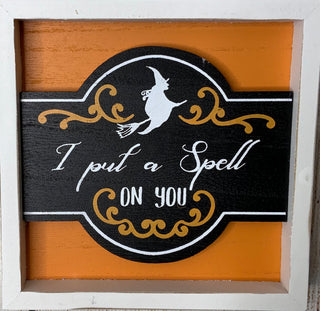 Halloween Box Sign