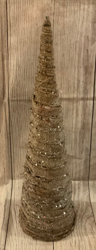 Burlap Cone Tree Medium
