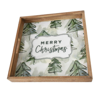 Merry Christmas w/Tree Tray