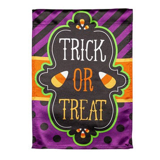 Trick or Treat Garden Lustre Flag