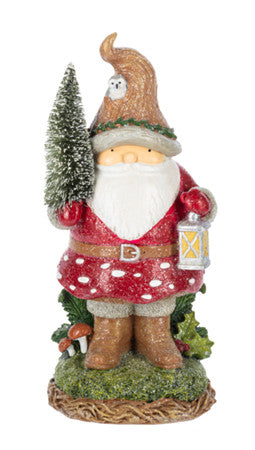Ganz Gnome w/Tree Figurine