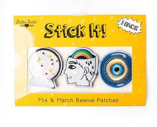 Britt’s Knits Beanie Stick It Patch Set Spiritual Enlightenment