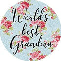 World’s Best Grandma Car Coaster