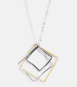 Whispers Triple Square Necklace WN004760