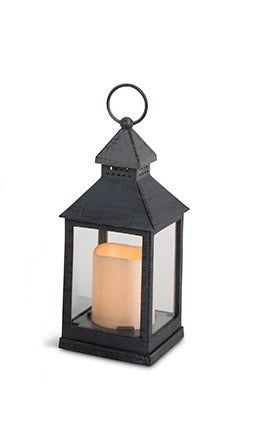 Grey LED Lantern