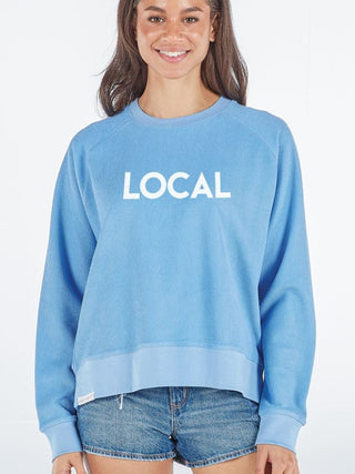 Simply Southern Local Crewneck Lapis