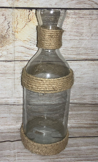 Jute Wrapped Vase