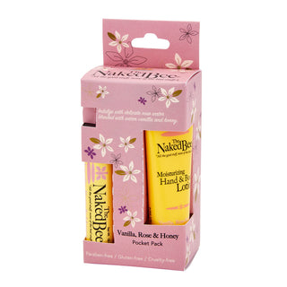 The Naked Bee Pocket Pack Vanilla Rose & Honey