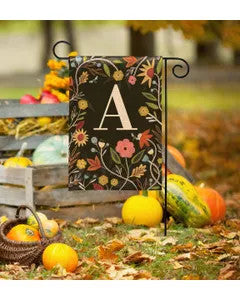 Gather & Be Grateful Monogram Garden Flag