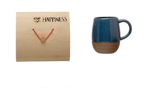 Stoneware Mug w/Wood Gift Box