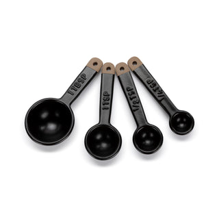 Black Stoneware Measuring Spoons