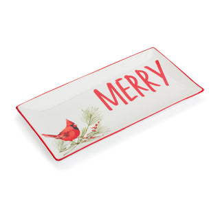 Ceramic Cardinal Platter