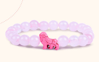Fahlo Lion Bracelet Kenya Orchid Pink