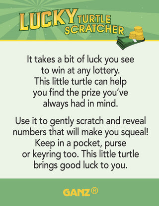 Lucky Turtle Scratcher
