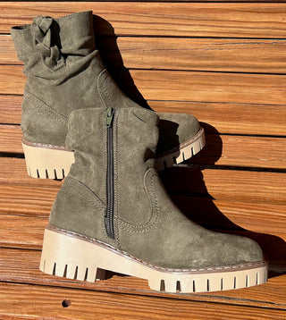 Very G Demi Boot Khaki