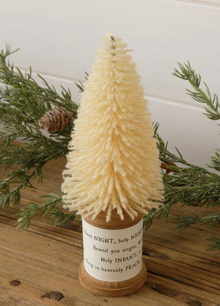 Holiday Bottle Brush Spools w/Base