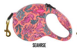 Simply Southern Retractable Leash Sea Horse
