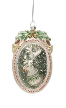 Glass Ornament w/Holiday Image