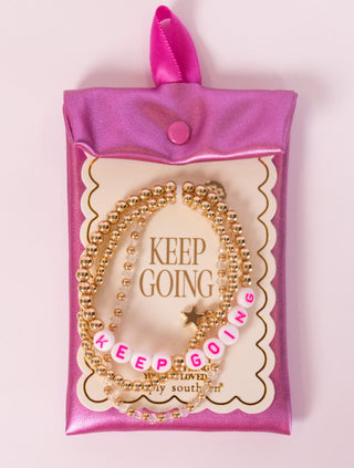 Simply Southern Bracelet Keep Going Set of 3