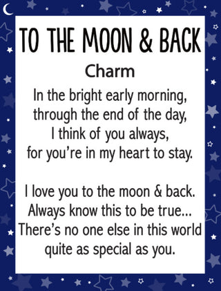 Ganz I Love You to the Moon & Back Charm