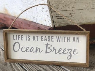 Ocean Breeze Sign