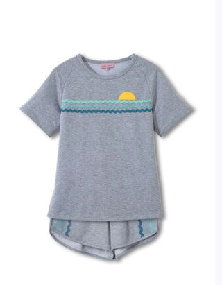 Simply Southern Sunset Lover Set Heather Grey