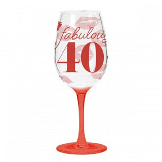 Birthday Milestone Acrylic Wine Glass