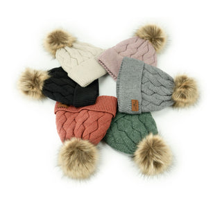 Britt’s Knits Mainstay Plush-Lined Pom Hat