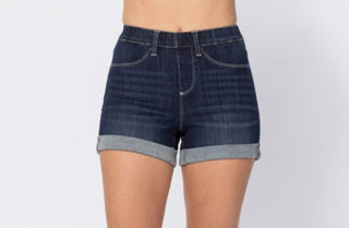 Judy Blue Hi-Waisted Pull On Shorts 150139