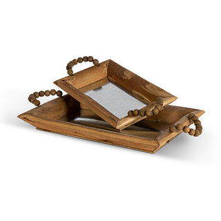 Wood & Metal Tray