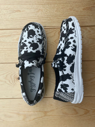 Gypsy Jazz Meadows Slip On White Black