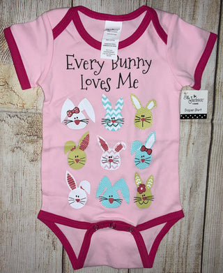 Ganz Every Bunny Loves Me Onesie 0-6M